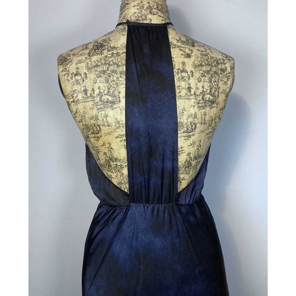 Nili Lotan NILI LOTAN Silk Halter Dress T-Back Bl… - image 11