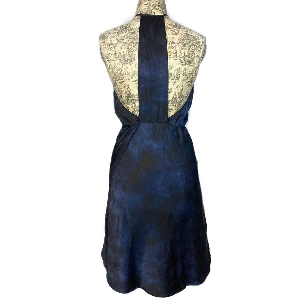 Nili Lotan NILI LOTAN Silk Halter Dress T-Back Bl… - image 3