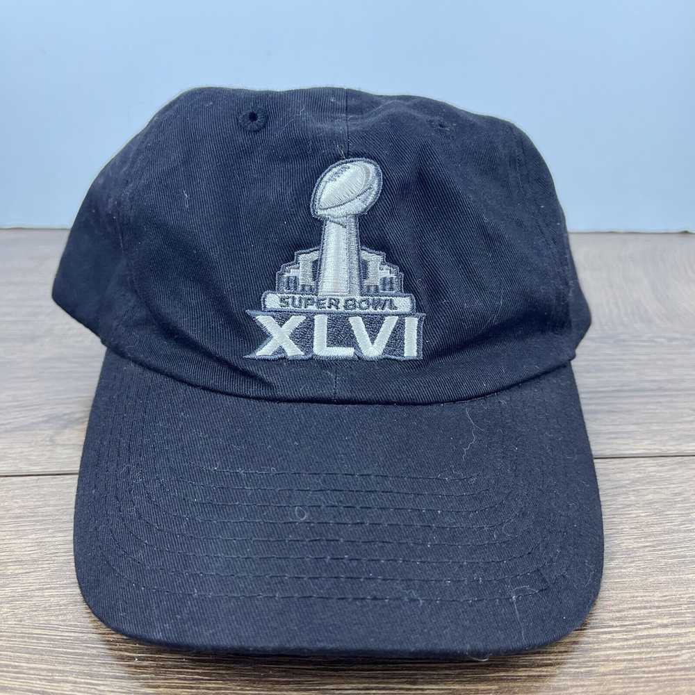 Other Super Bowl 46 Hat Super Bowl XLVI Hat Black… - image 2