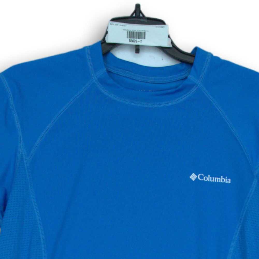 Men's Columbia Blue Pullover T-Shirt Size Medium - image 3