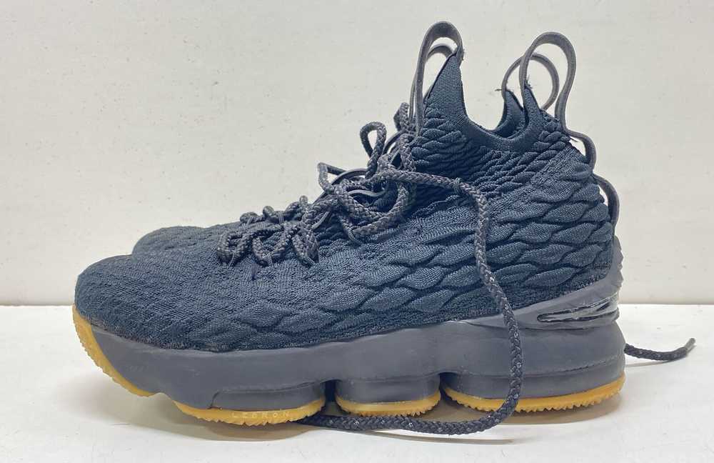 Nike LeBron 15 Sneakers Black Gum 5 Youth 6.5 Wom… - image 3