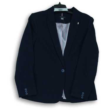 Women's Tommy Hilfiger Navy One Button Blazer Siz… - image 1