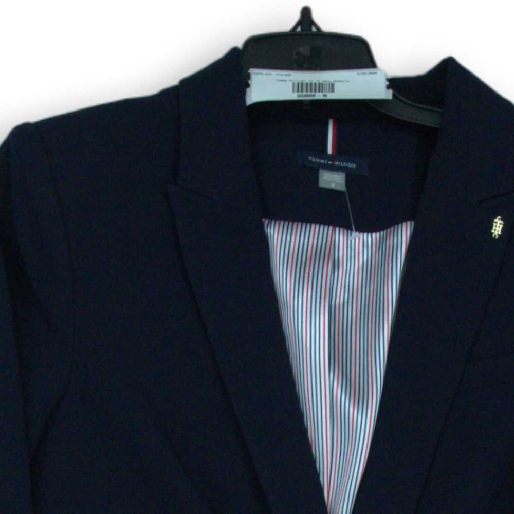 Women's Tommy Hilfiger Navy One Button Blazer Siz… - image 3