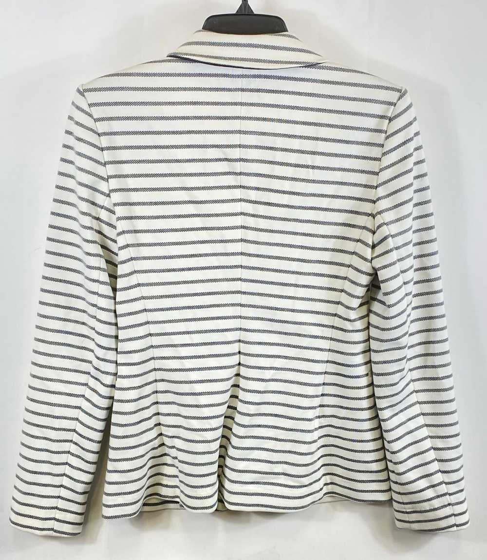 NWT Express Womens White Black Striped Single-Bre… - image 2