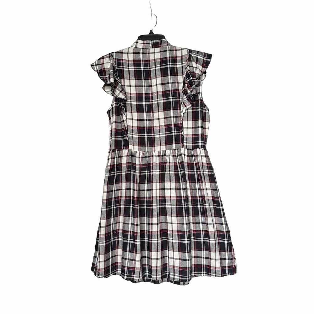 Other 👗M Womens academia Dress AQUA Plaid Mini R… - image 3