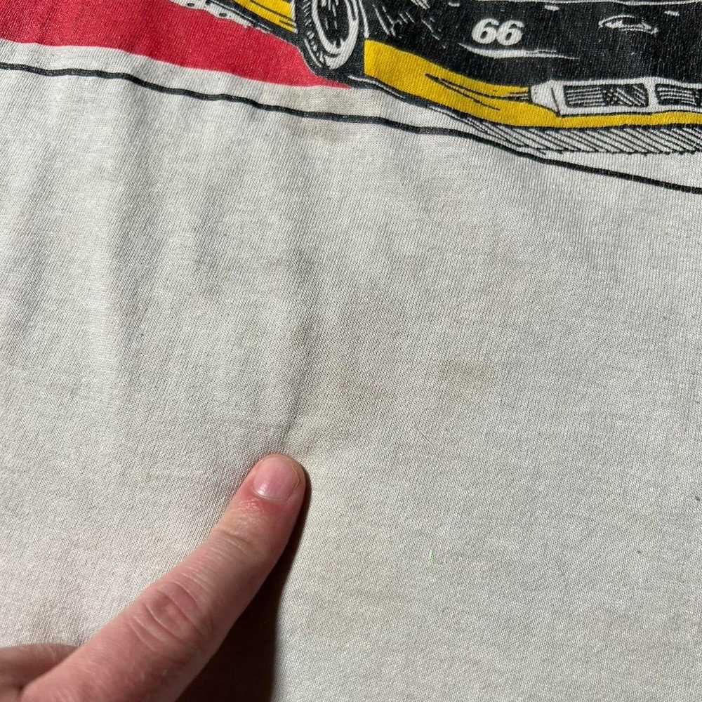 Jerzees 90s car track tee shirt - image 5