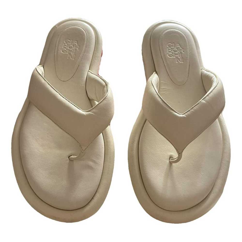 Gia Borghini Leather flip flops - image 1