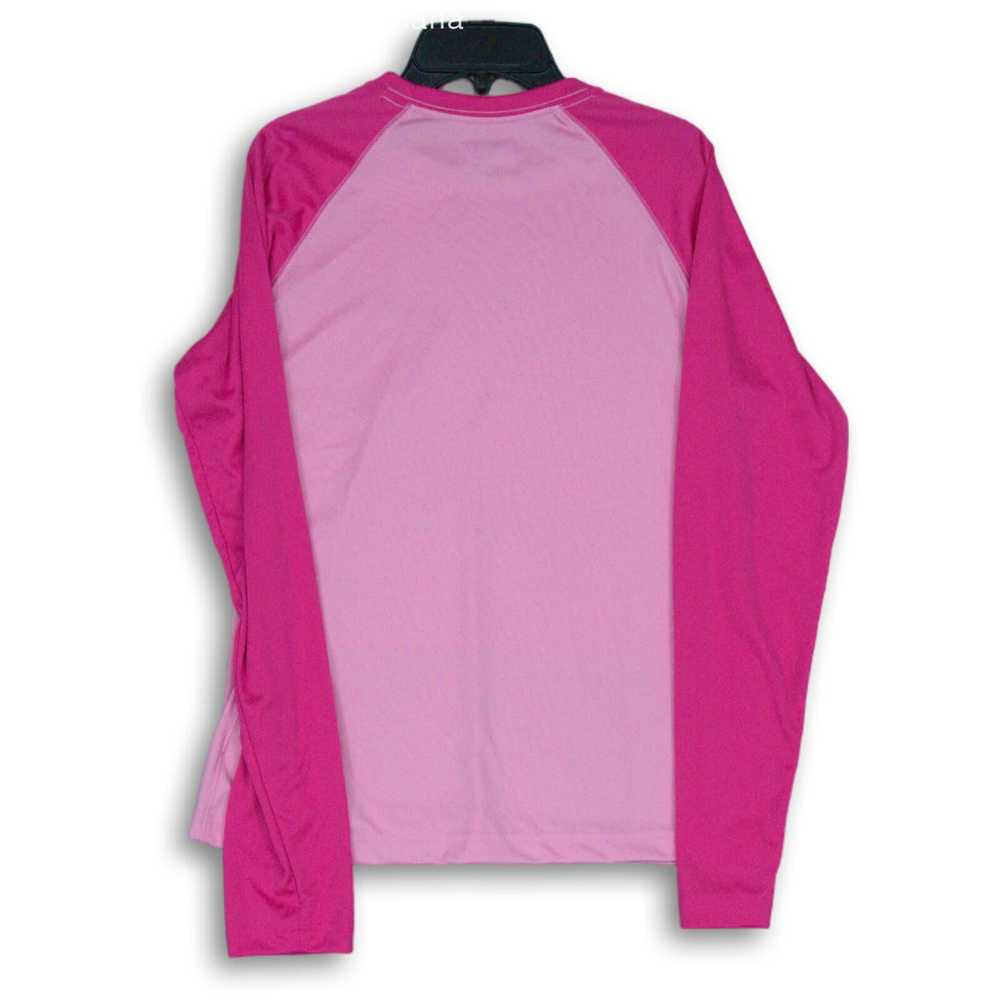 Women's Columbia Pink Pullover T-Shirt Size M - image 2