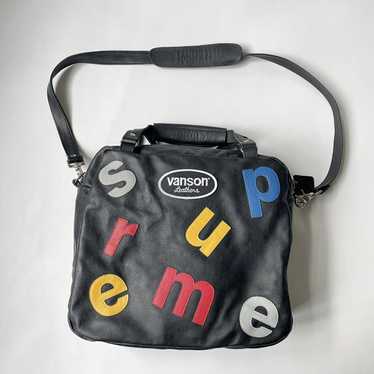 Supreme × Vanson Leathers S/S 20 ‘Letters’ Black … - image 1