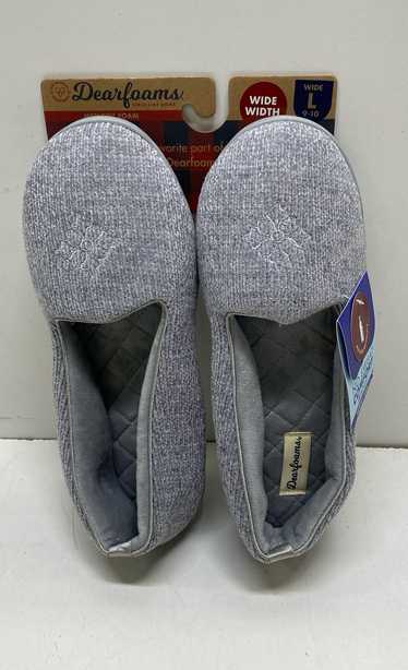 Dearfoams Memory Foam Slippers Grey 9