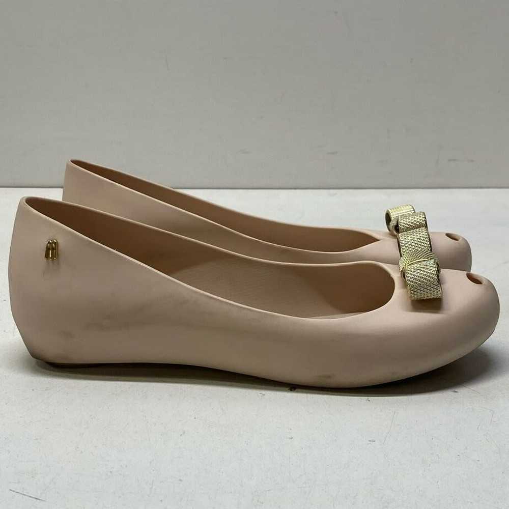 Melissa Jelly Ultragirl Bow Flats Nude Blush 9 - image 1