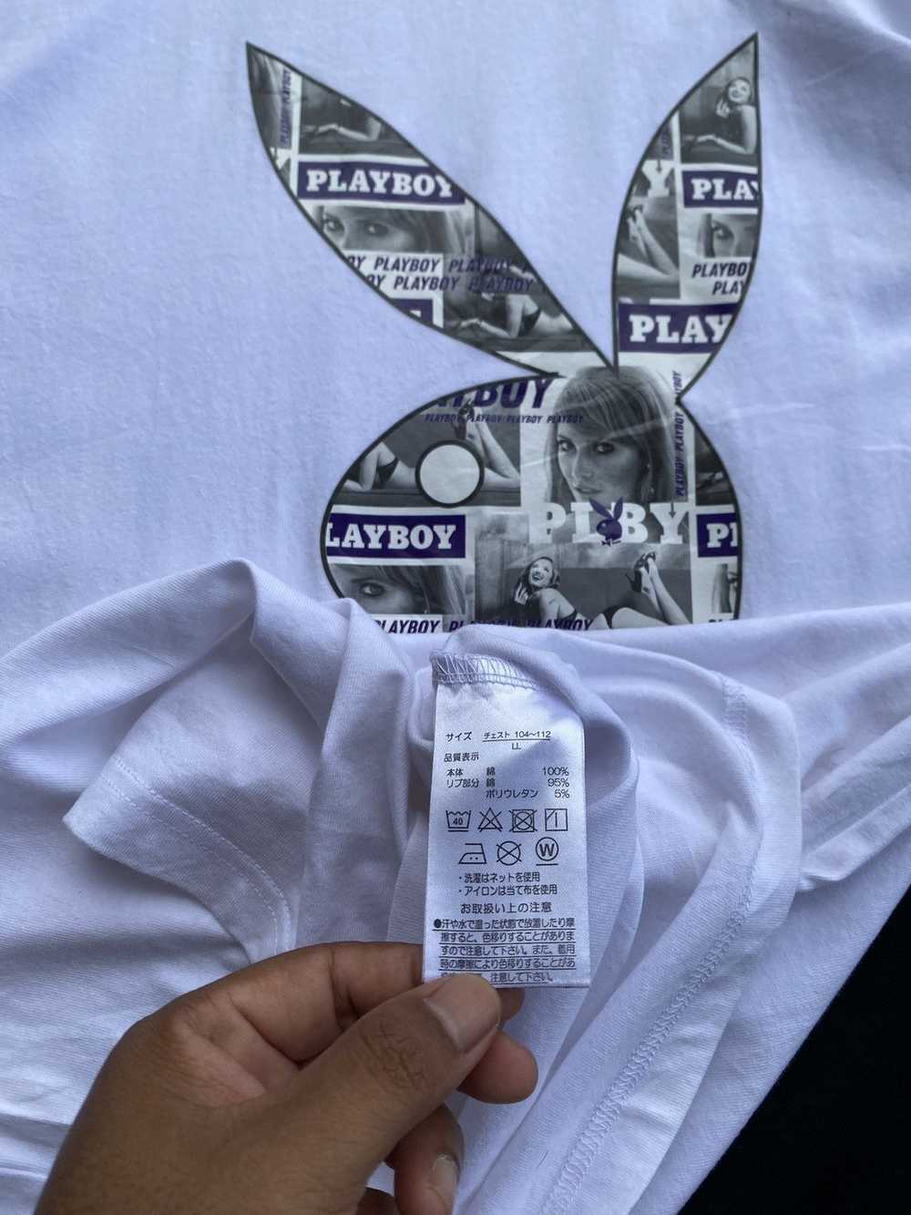 Playboy Rare Vintage Playboy Big Bunny Logo Tshirt - image 12