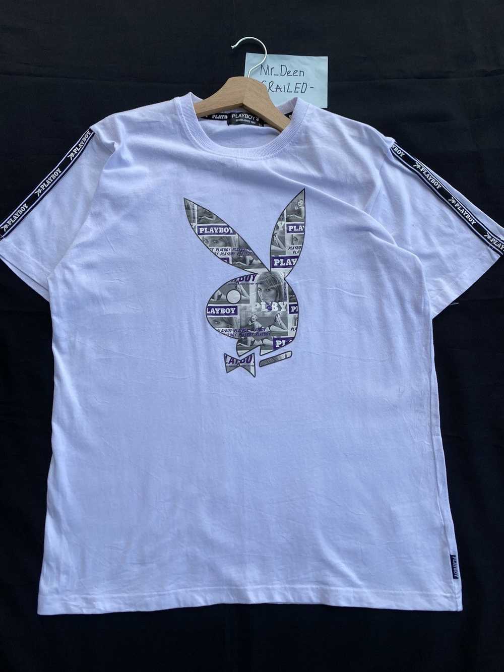 Playboy Rare Vintage Playboy Big Bunny Logo Tshirt - image 5