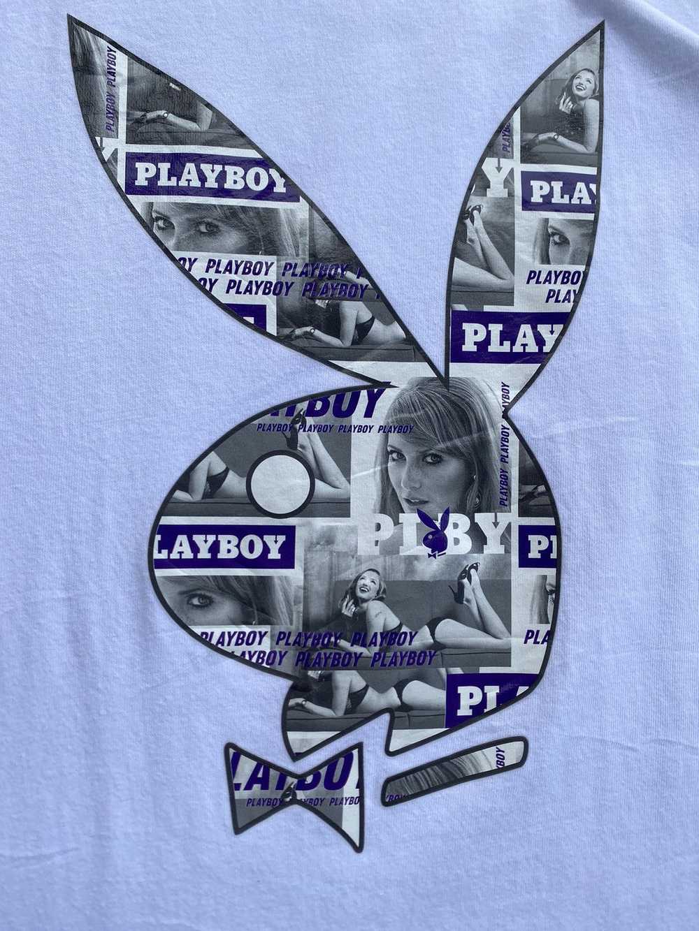 Playboy Rare Vintage Playboy Big Bunny Logo Tshirt - image 7