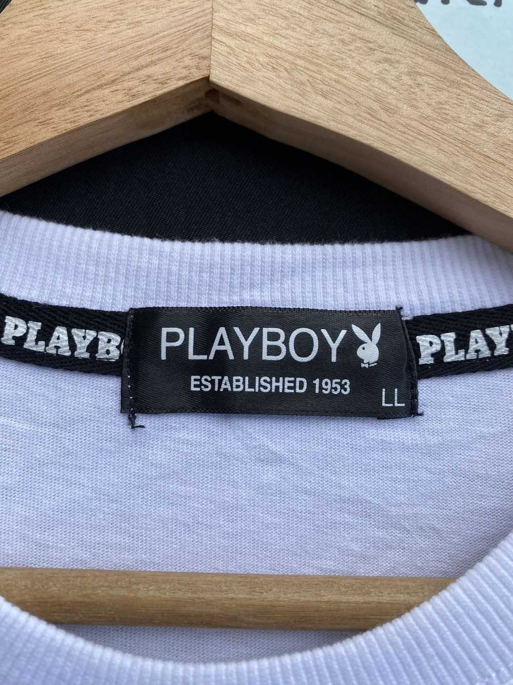 Playboy Rare Vintage Playboy Big Bunny Logo Tshirt - image 9