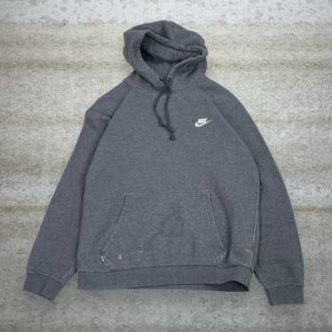 Nike × Streetwear × Vintage Nike Hoodie Iron Grey… - image 1