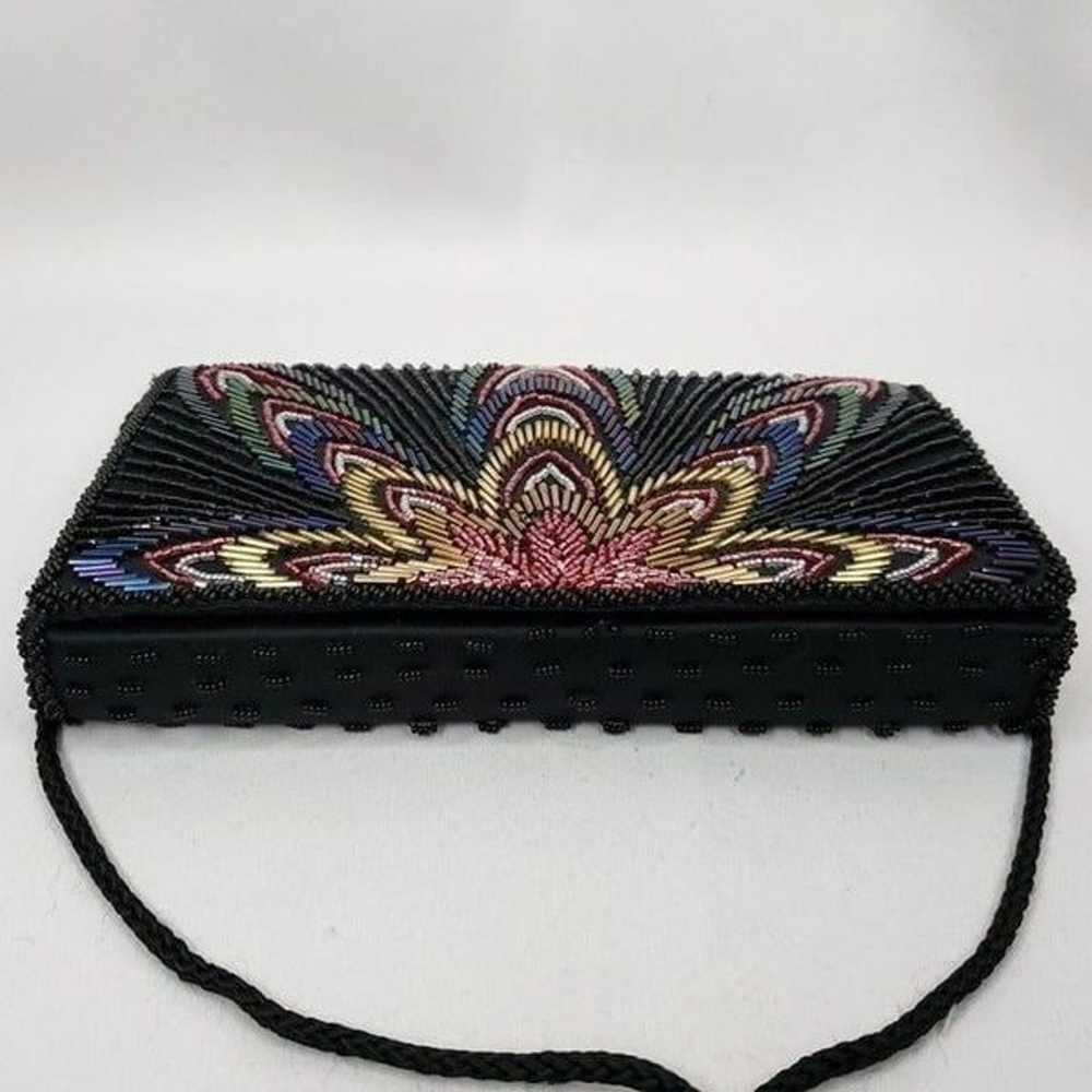 Vintage Imperial Fashion Beaded Clutch Crossbody … - image 4