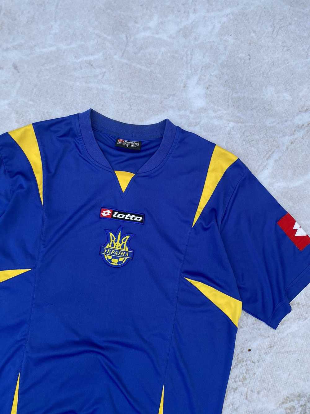 Lotto × Soccer Jersey × Vintage Lotto Ukraine 200… - image 2