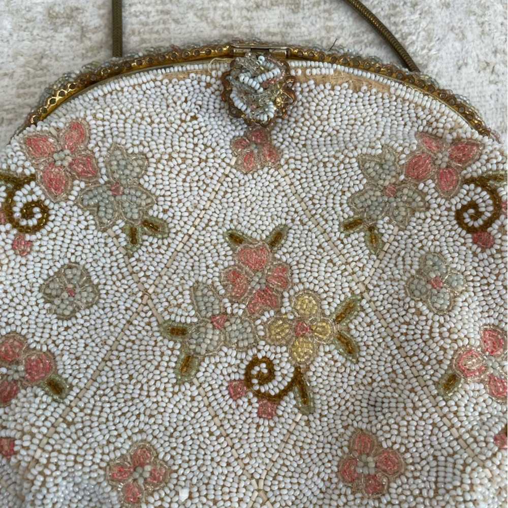 Vintage 1960s beaded evening bag by Jorelle made … - image 2