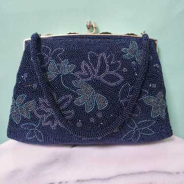 151. Beaded Bag, Japanese Style Party Bag - image 1