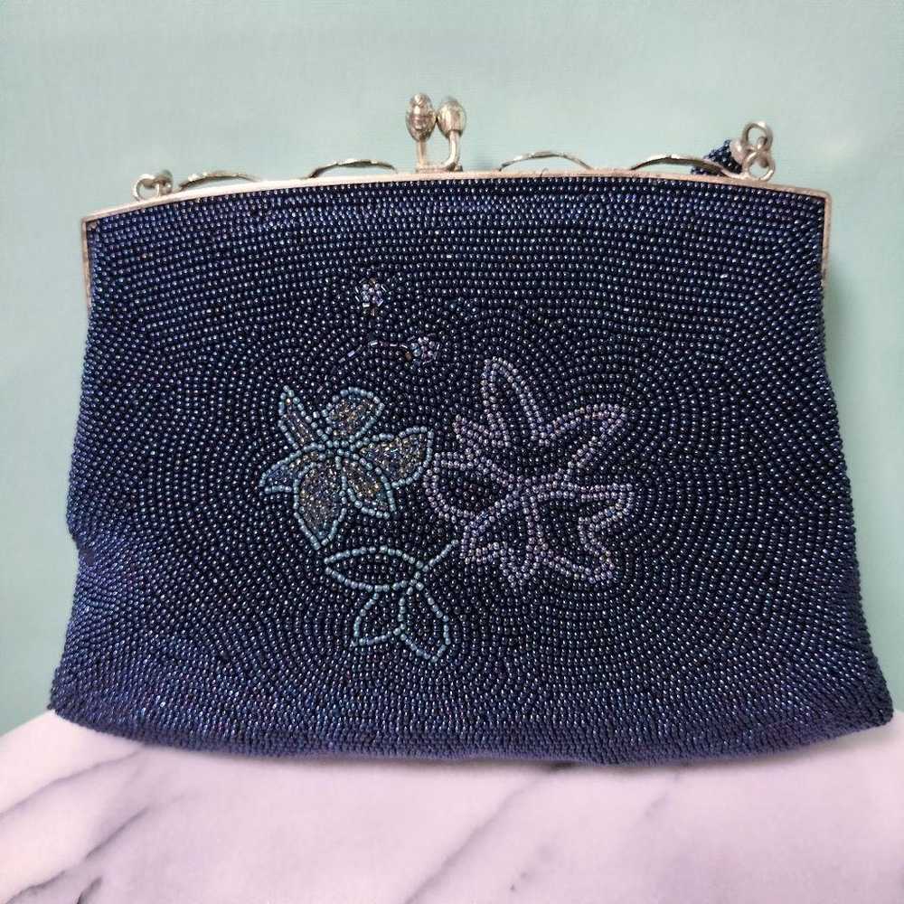 151. Beaded Bag, Japanese Style Party Bag - image 3