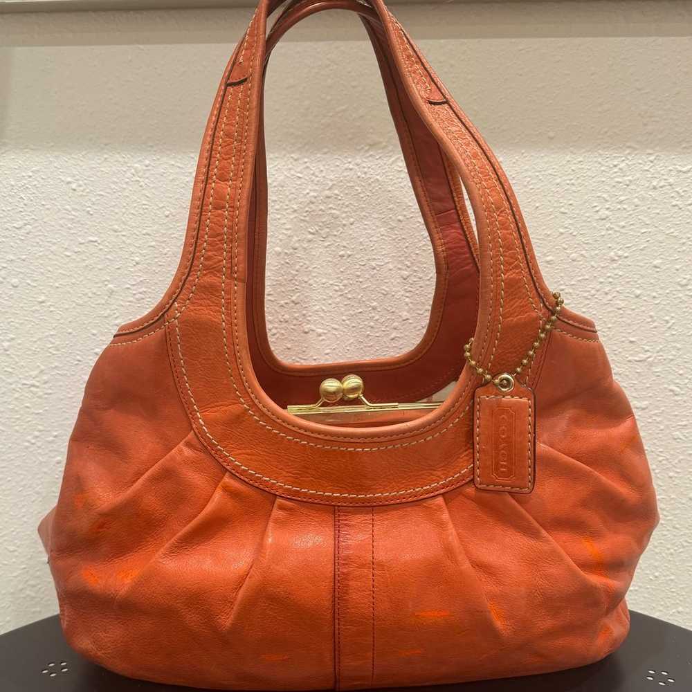 Coach Ergo Orange Vintage Shoulder Bag - image 1