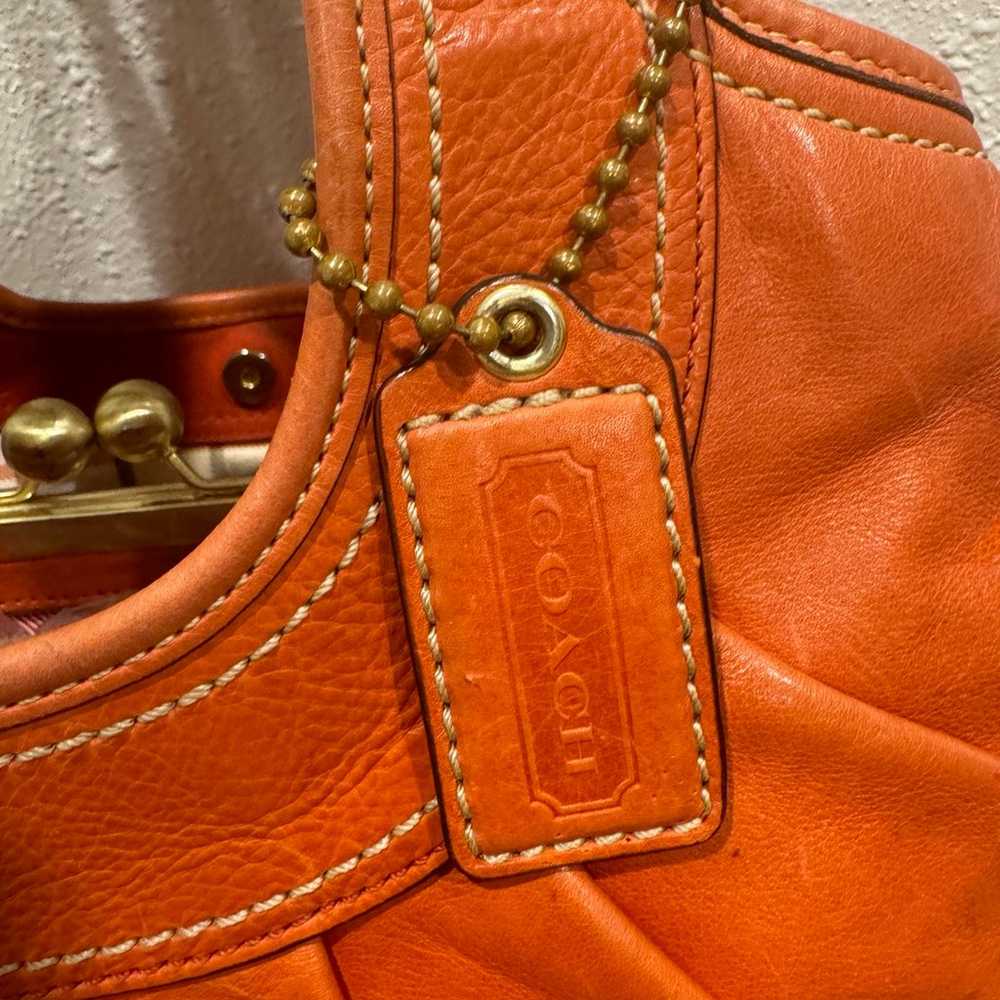 Coach Ergo Orange Vintage Shoulder Bag - image 2