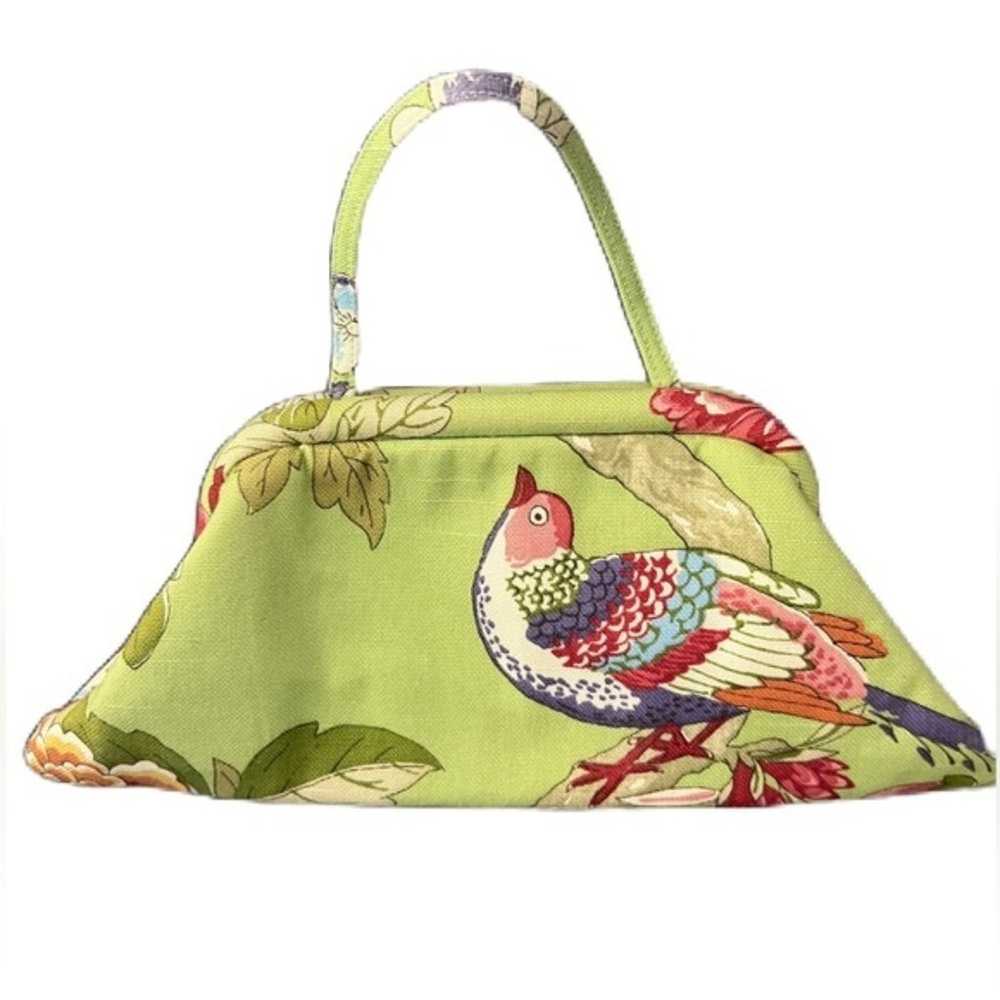 Victoria Horner Handbag Tropical Bird Tapestry Em… - image 1