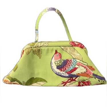 Victoria Horner Handbag Tropical Bird Tapestry Em… - image 1