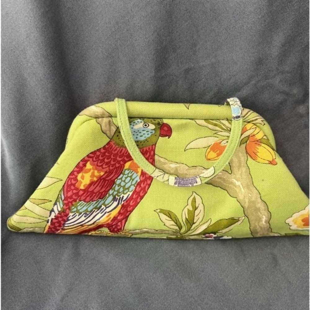 Victoria Horner Handbag Tropical Bird Tapestry Em… - image 6