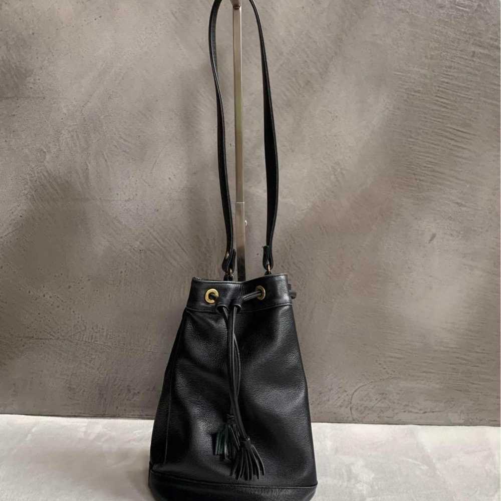 Agnes B Voyage Shoulder Bag Leather Black One Sho… - image 5