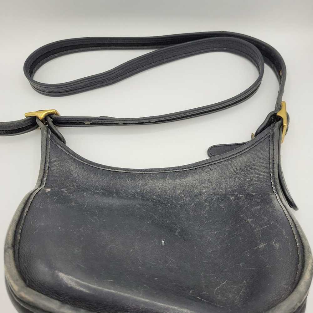 Leather vintage coach crossbody - image 10