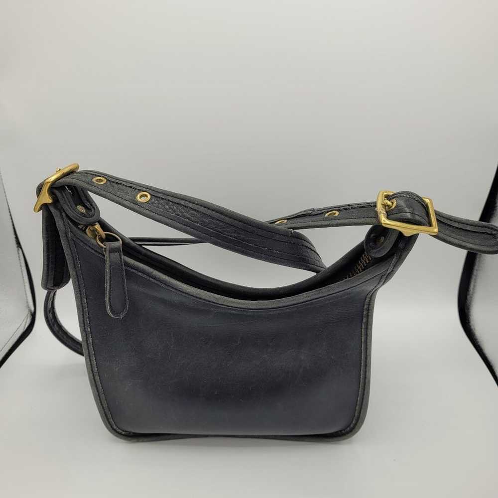 Leather vintage coach crossbody - image 2