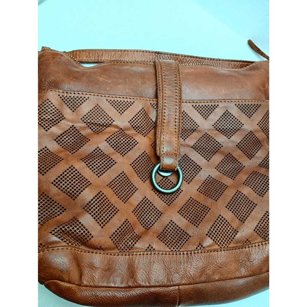 Vtg Vilenca Holland Brown Leather Crossbody Bag - image 9