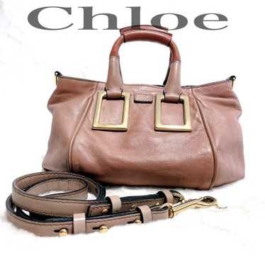 Chloe Ethel shoulder bag Christmas color 2way lea… - image 1