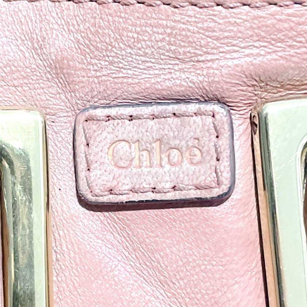 Chloe Ethel shoulder bag Christmas color 2way lea… - image 9