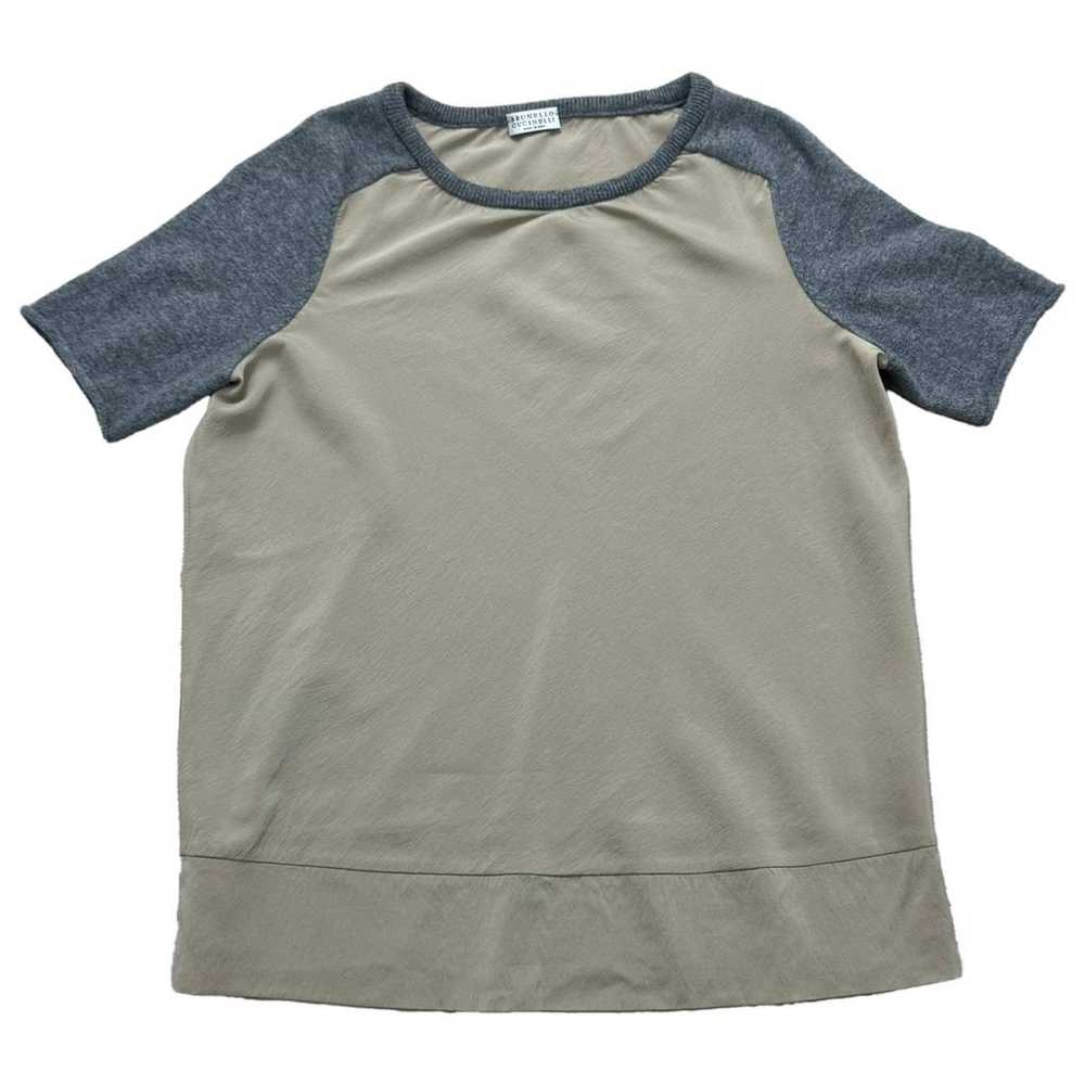 Brunello Cucinelli Silk t-shirt - image 1