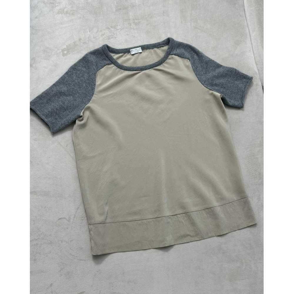 Brunello Cucinelli Silk t-shirt - image 2