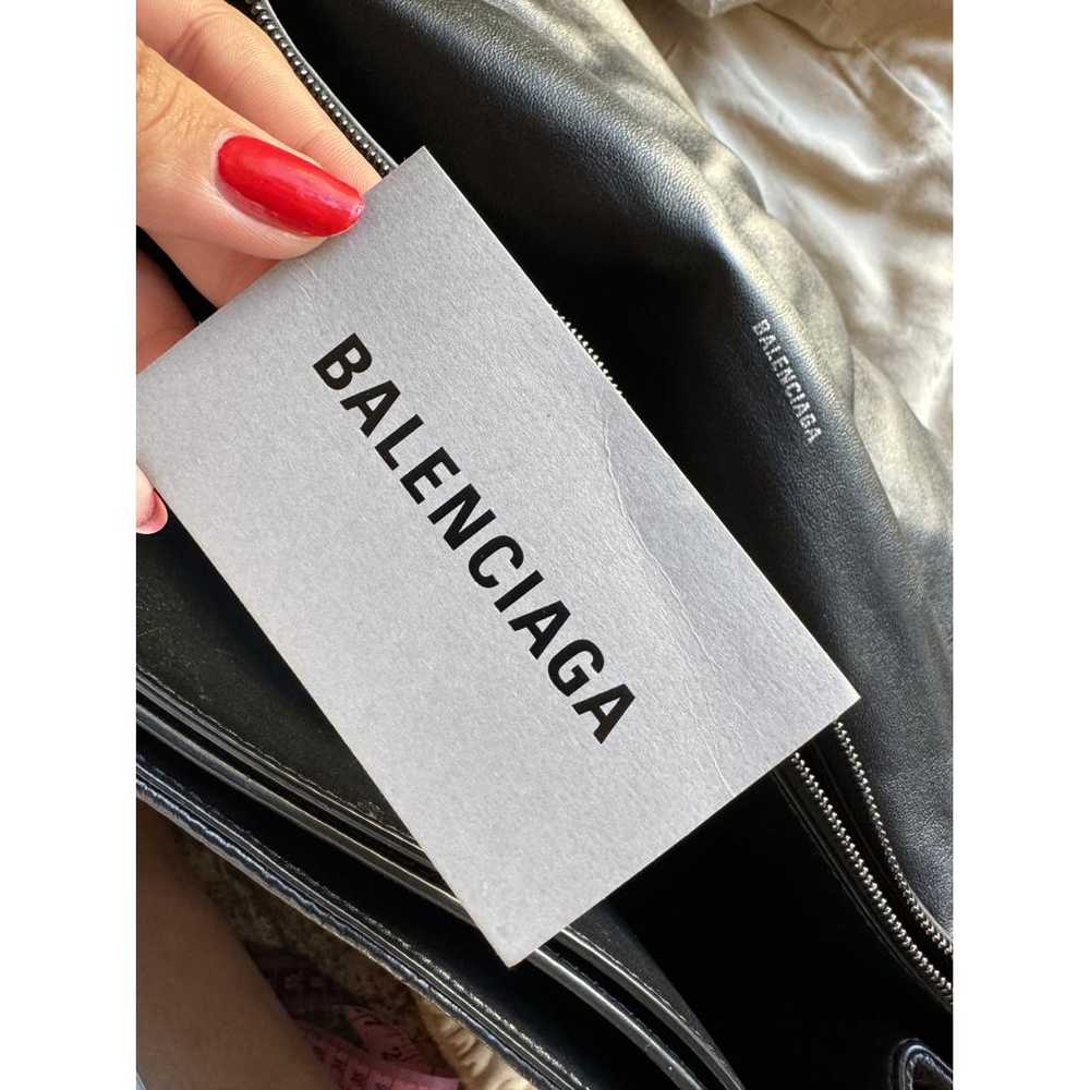 Balenciaga Crush leather handbag - image 8