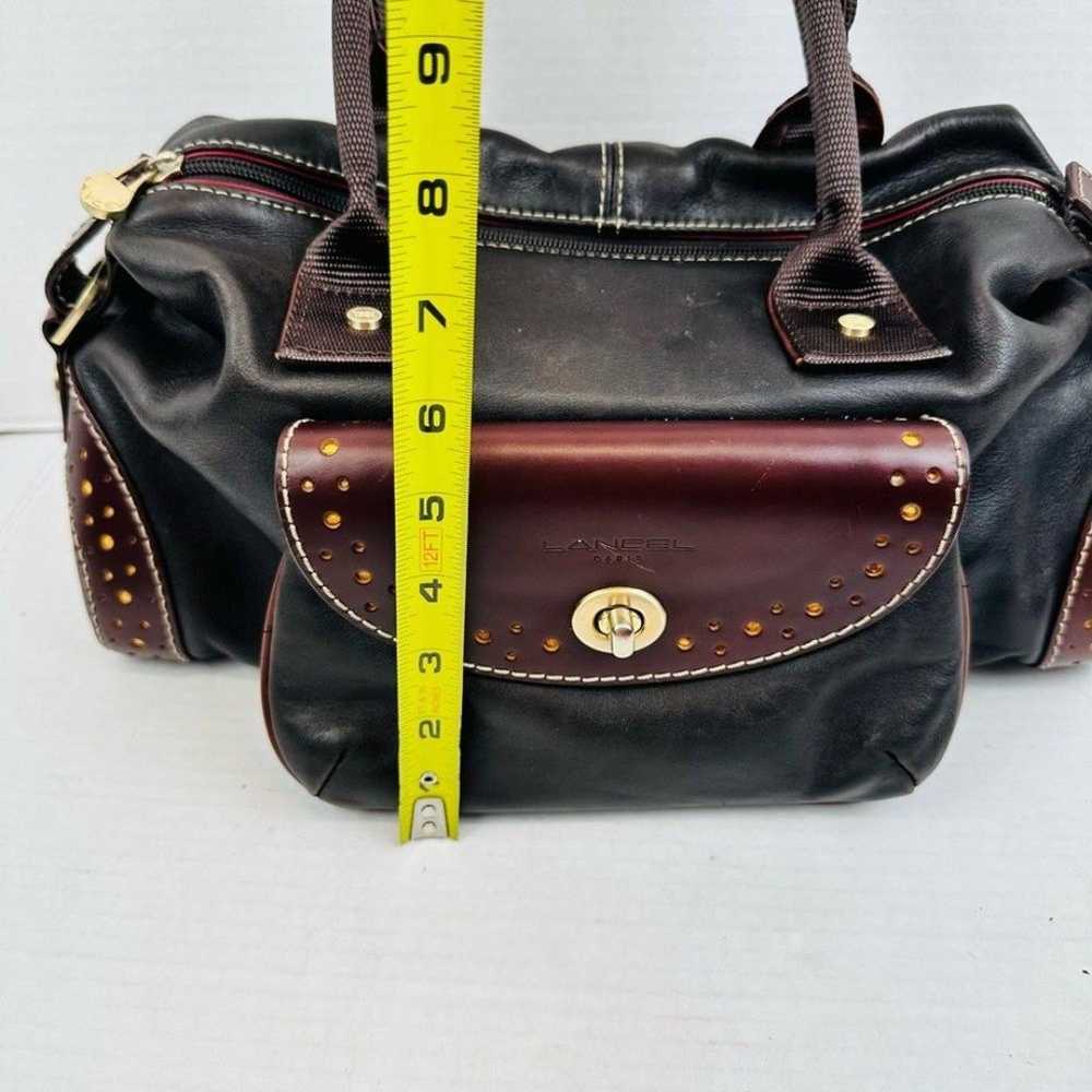 Vintage LANCEL PARIS ALL LEATHER shoulder bag - image 6