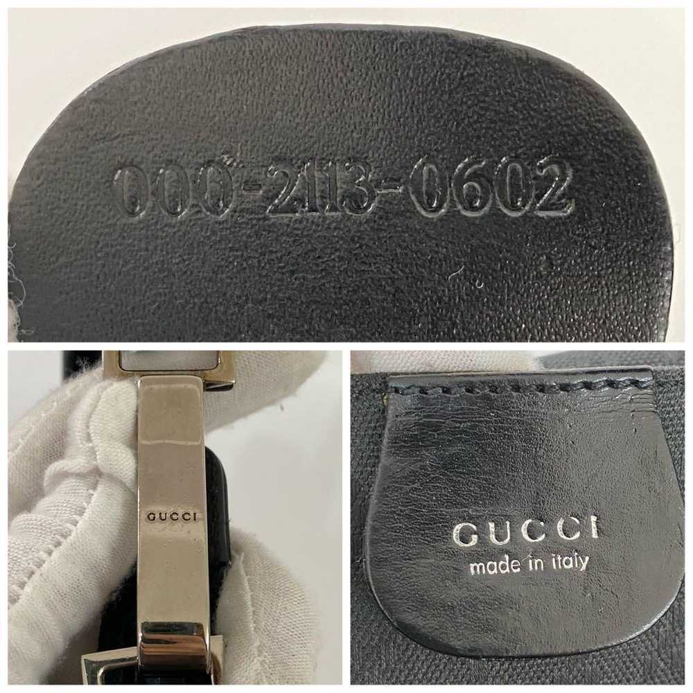 GUCCI Handbag Leather Nylon Black - image 8