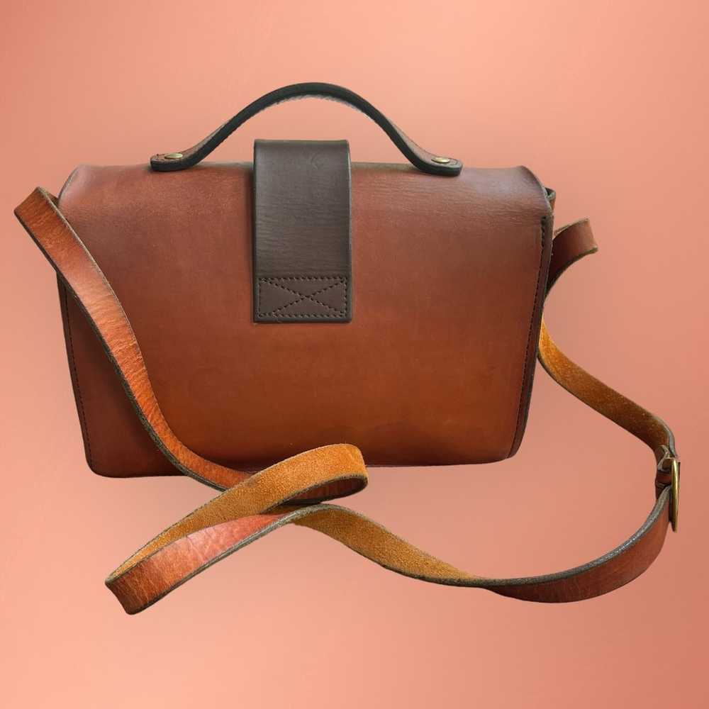 Bridle Leather Bag Narragansett Leather Co. Engli… - image 12