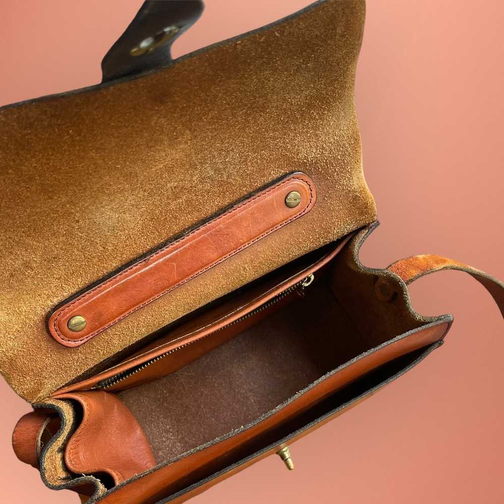 Bridle Leather Bag Narragansett Leather Co. Engli… - image 3