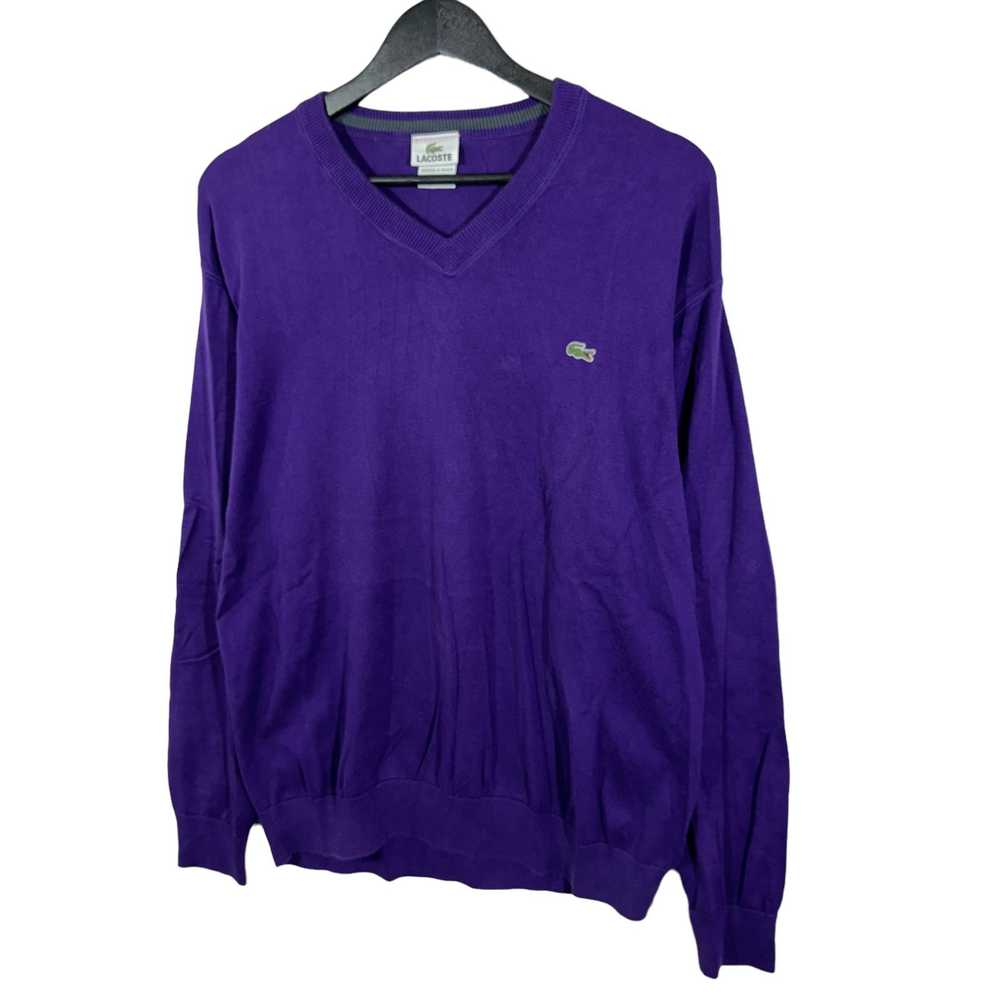 Lacoste Lacoste V-Neck Pullover Sweater - image 3