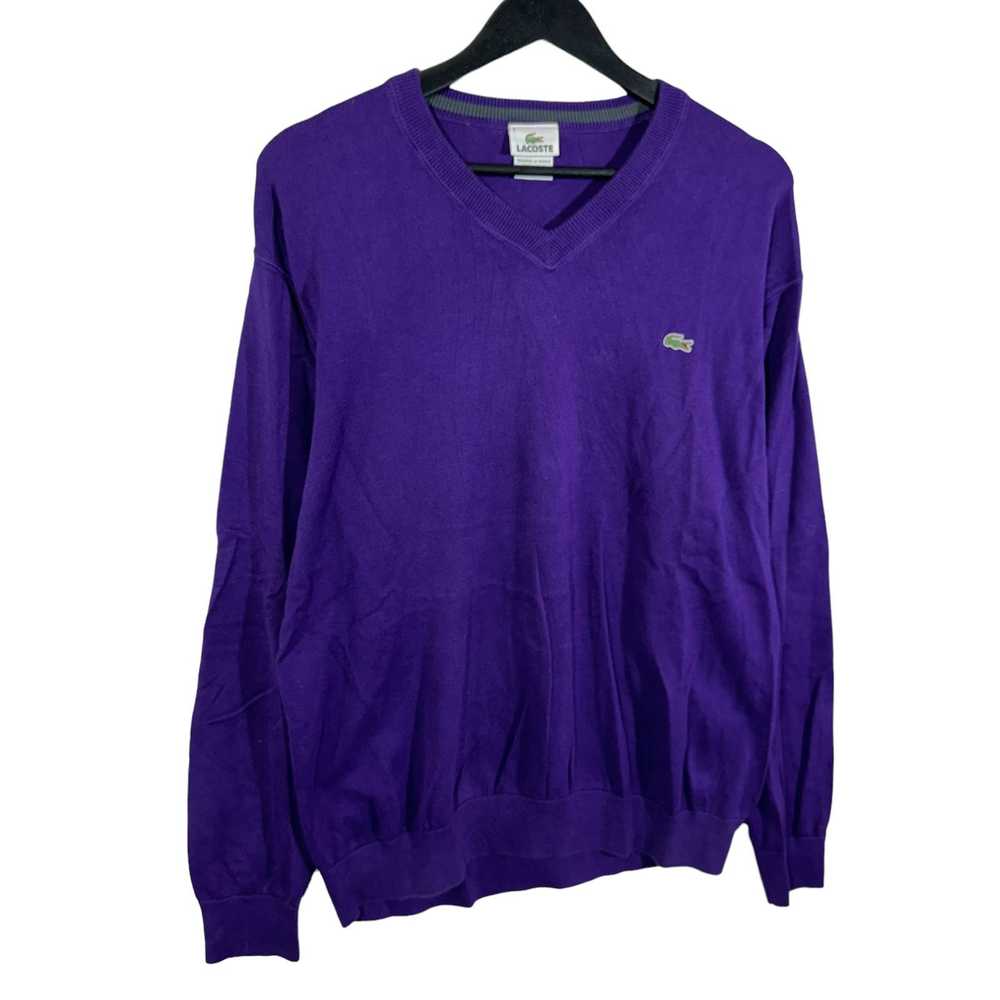 Lacoste Lacoste V-Neck Pullover Sweater - image 4