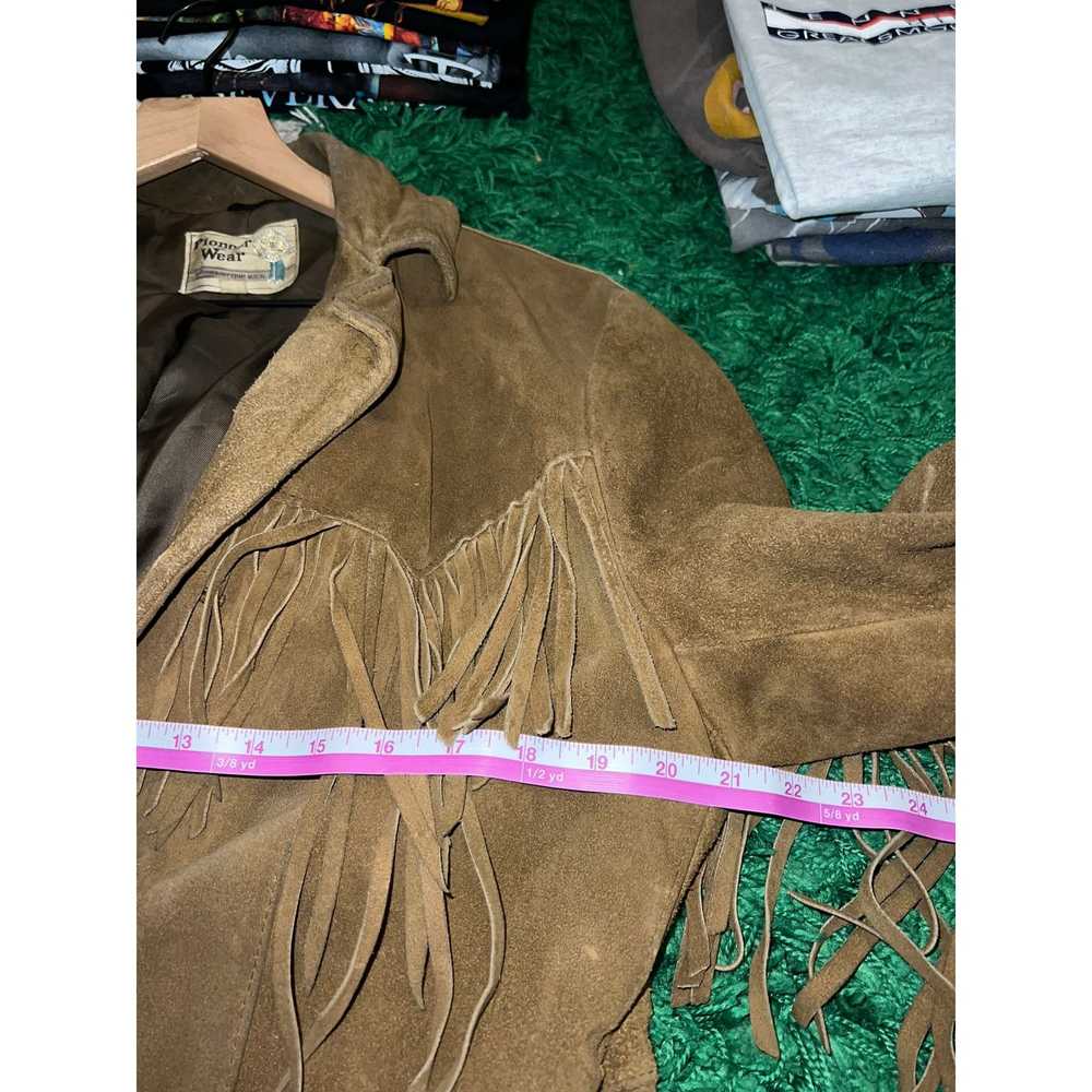 Vintage Vintage Pioneer Wear Western Fringe Jacke… - image 12