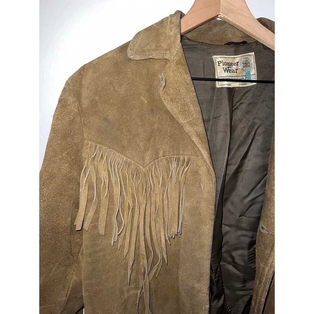 Vintage Vintage Pioneer Wear Western Fringe Jacke… - image 2