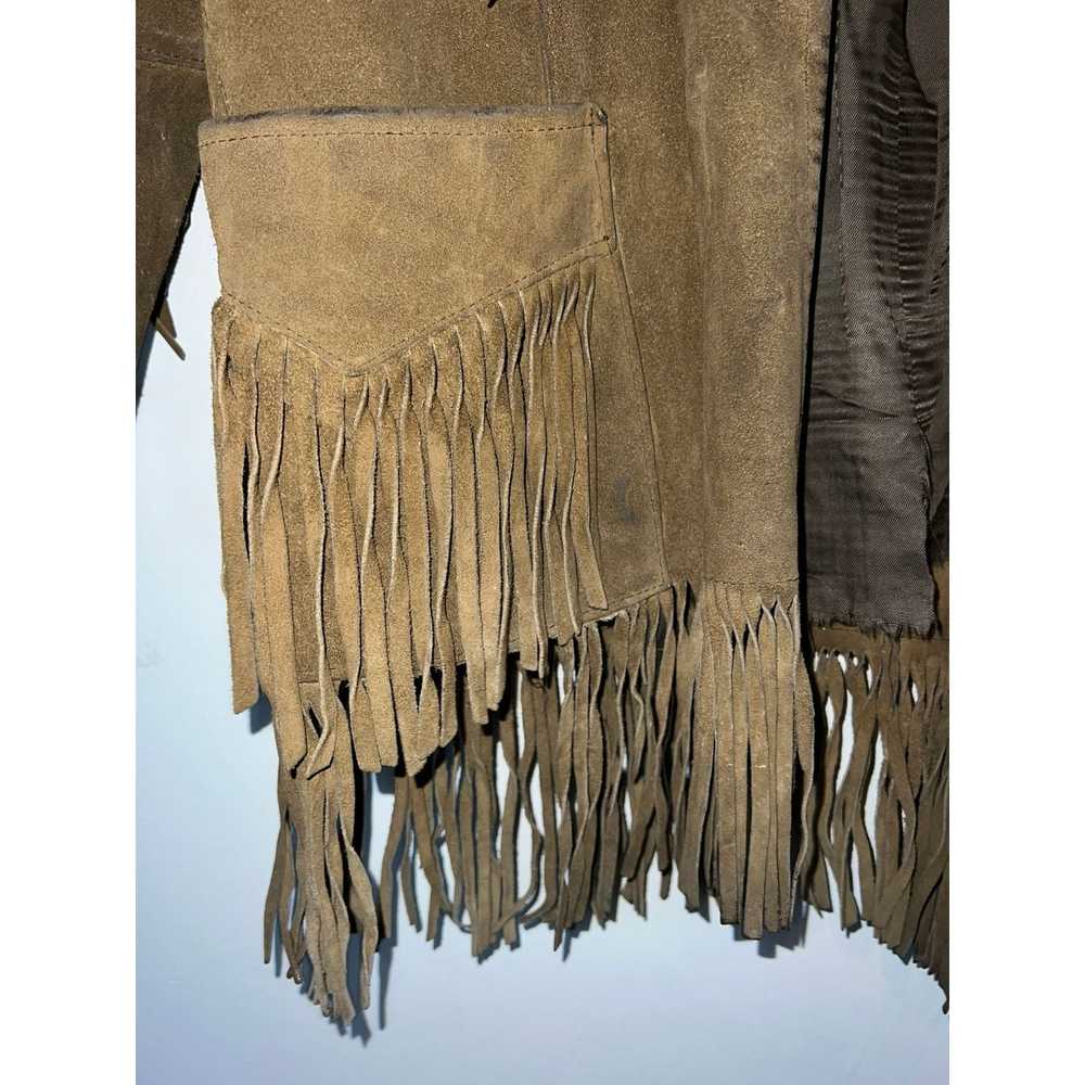 Vintage Vintage Pioneer Wear Western Fringe Jacke… - image 5