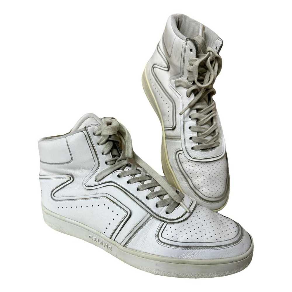 Celine "z" Trainer Ct-01 leather high trainers - image 1