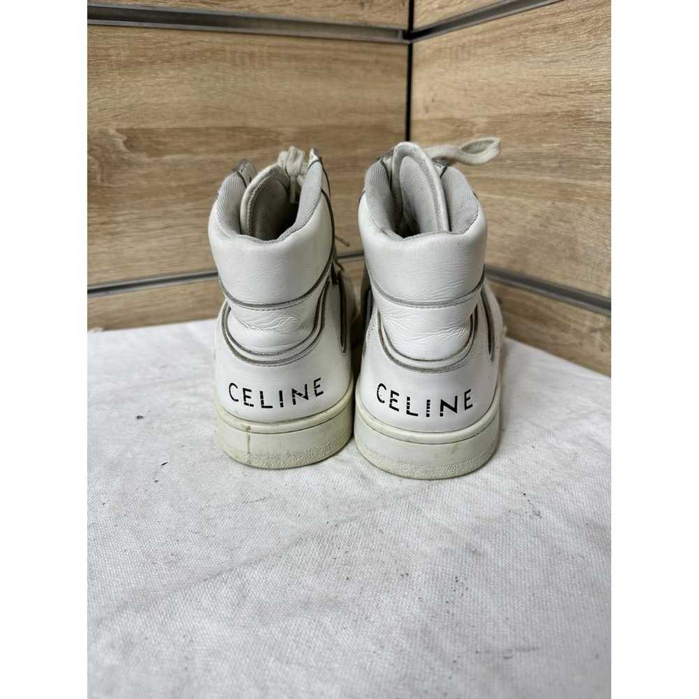 Celine "z" Trainer Ct-01 leather high trainers - image 8